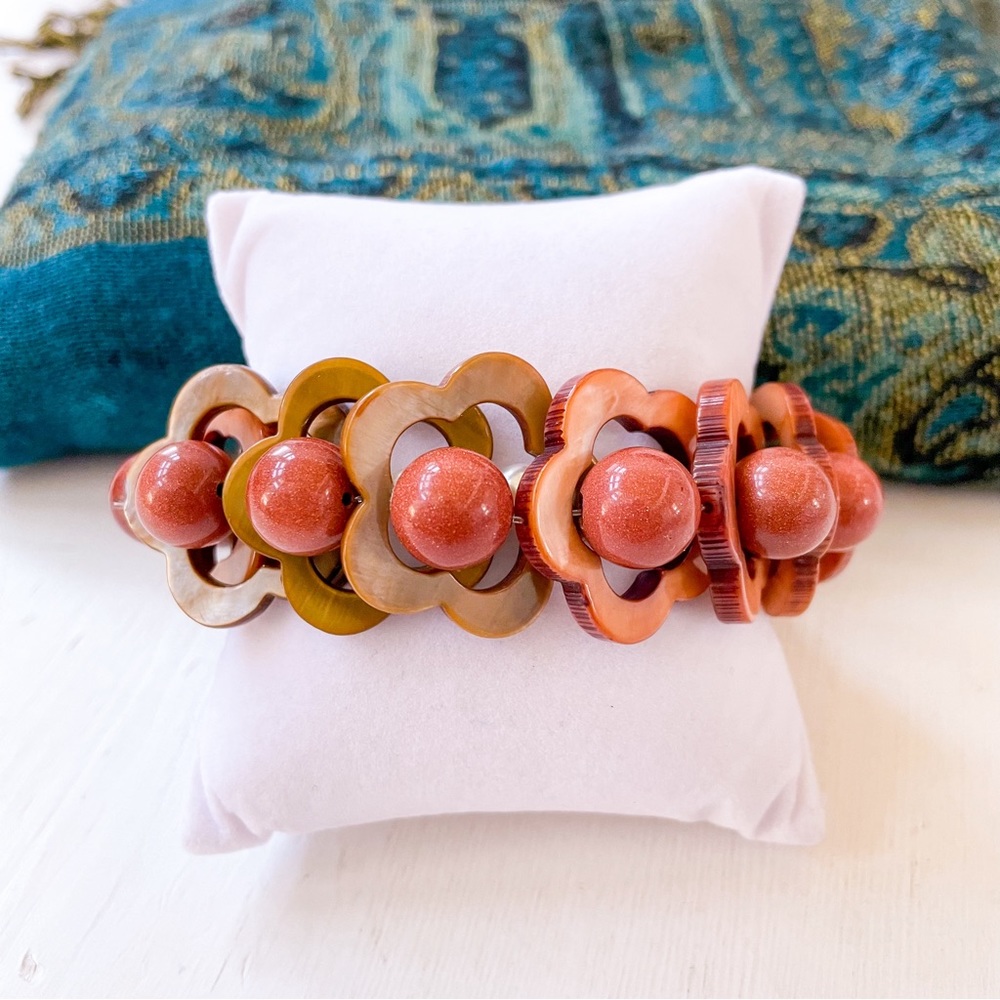 3D Floral Stretch Bracelet